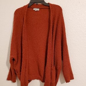 Orange cardigan